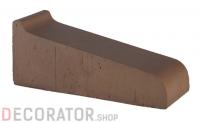 Керамический подоконник Lode Brunis коричневый, 290*88*115 мм