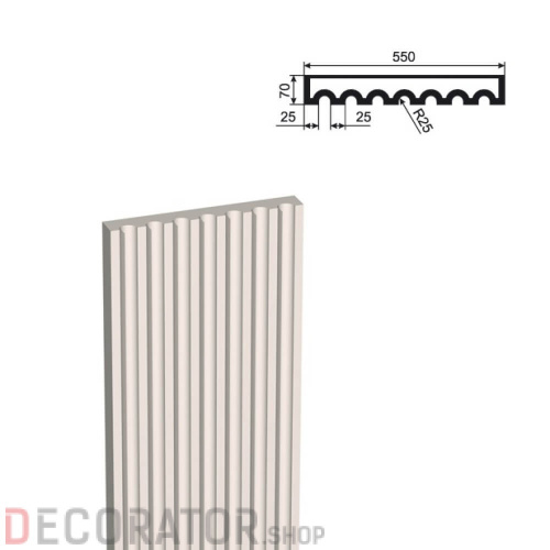 Пилястра LEPNINAPLAST ПЛВ-550/5,2000*70*550 мм в Белгороде