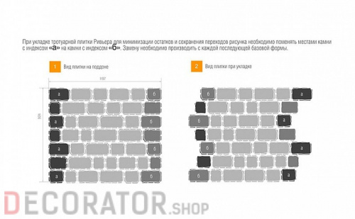 Плитка тротуарная BRAER Ривьера серый, 132*60 мм в Белгороде