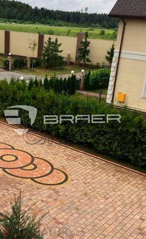 Плитка тротуарная BRAER Классико круговая песочный, 73*110*115*60 мм