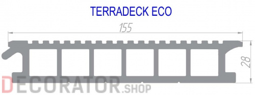 Террасная доска TERRADECK ECO в Белгороде