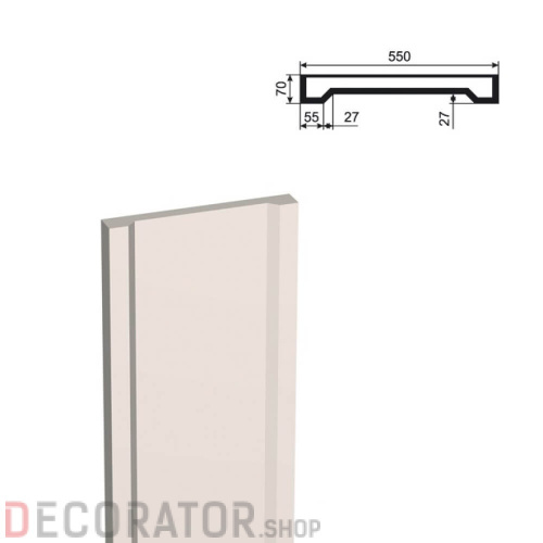 Пилястра LEPNINAPLAST ПЛВ-550/4,2500*70*550 мм в Белгороде