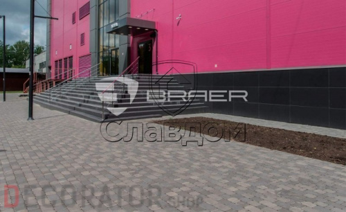 Плитка тротуарная BRAER Классико Color Mix Туман, 115*60 мм в Белгороде