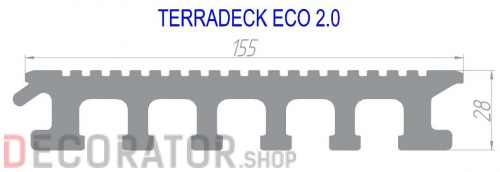 Террасная доска TERRADECK ECO 2.0 в Белгороде