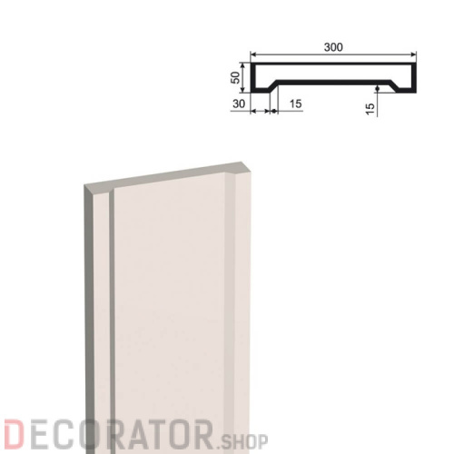 Пилястра LEPNINAPLAST ПЛВ-300/4,2500*50*300 мм в Белгороде