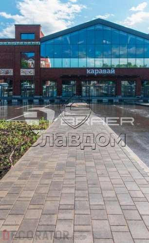 Плитка тротуарная BRAER Старый город Ландхаус Color Mix Туман, 80/160/240*160*80 мм в Белгороде