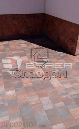 Плитка тротуарная BRAER Старый город Ландхаус Color Mix тип 4 "Койот", 80/160/240*160 мм в Белгороде